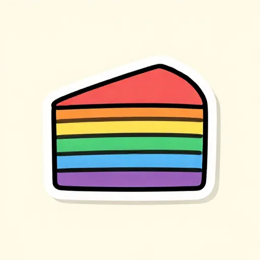 10" Rainbow Cake (12 Servings)