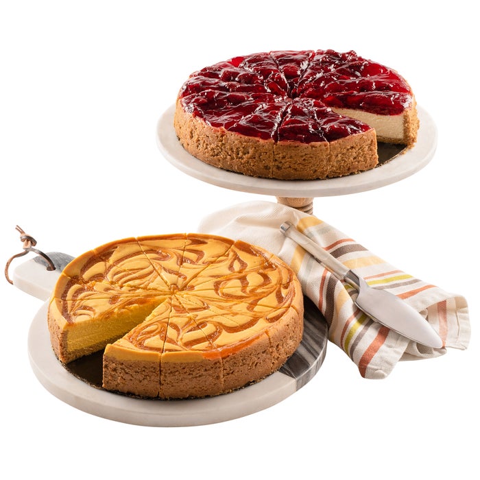 David's Cookies Mango & Strawberry Cheesecake 2-count (28 Slices Total)