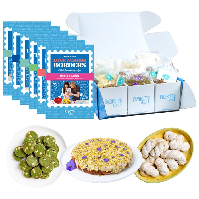 BāKIT Box Global Delights Baking Kit – 3 Recipe Bundle for Kids