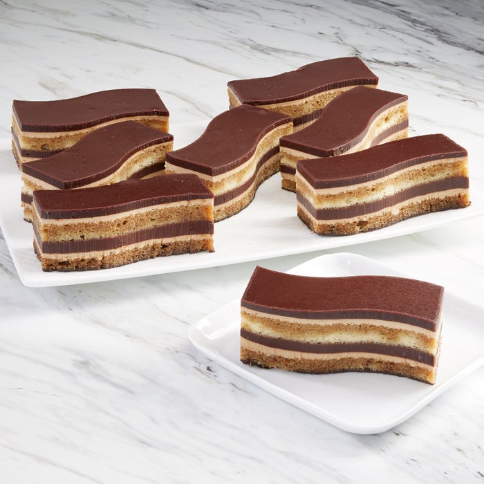 Classic Cake Opera Sizzle-cut Cake, 8 Total Pieces, 3 oz. per slice, 1.5 lbs. Total