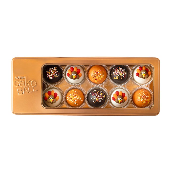 Austin Cake Ball Thanksgiving Collection 12 Cake Balls